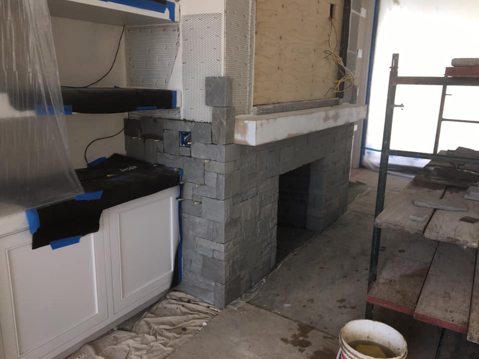 Masonry project by Warrens Masonry Central Valley CA