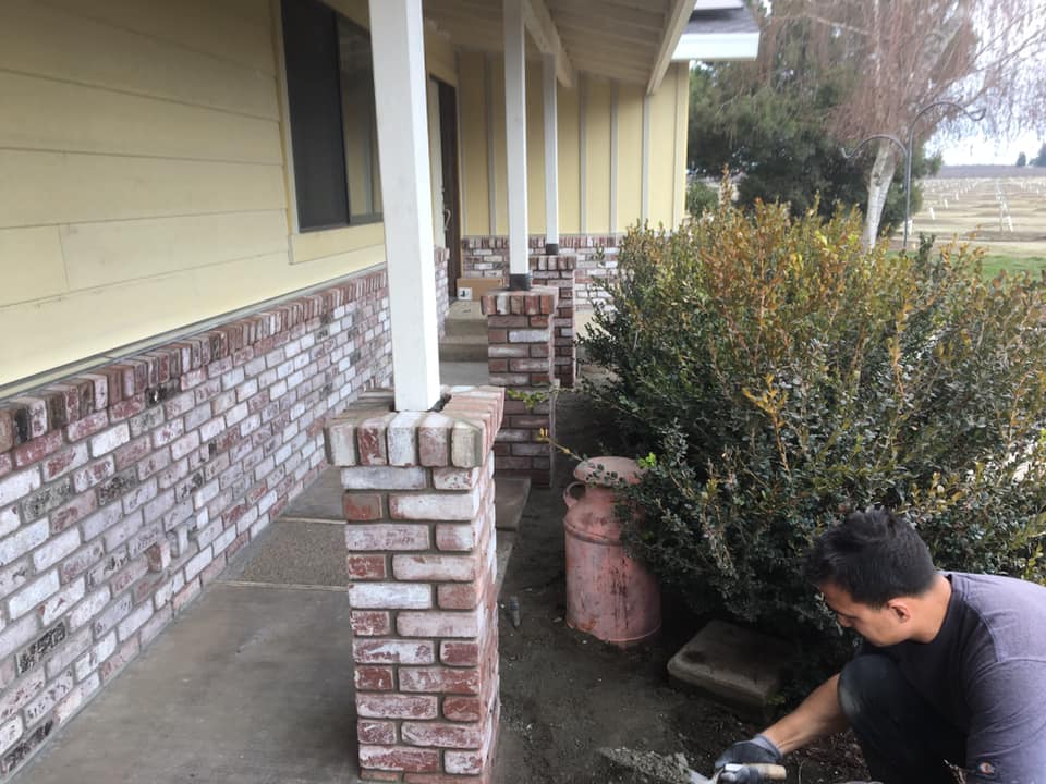 Masonry project by Warrens Masonry Central Valley CA