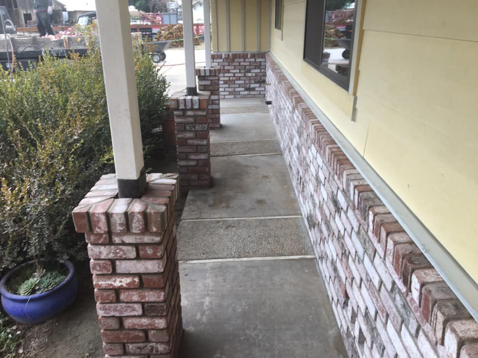 Masonry project by Warrens Masonry Central Valley CA