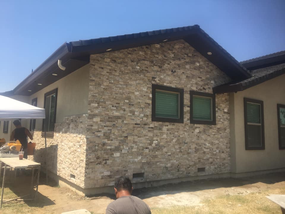 Masonry project by Warrens Masonry Central Valley CA