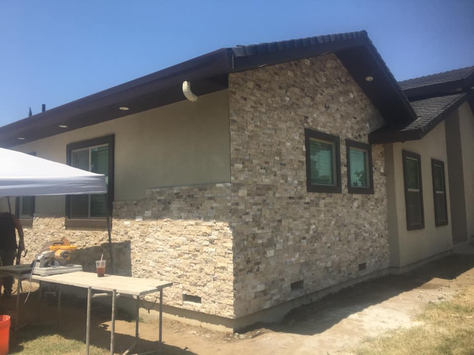 Masonry project by Warrens Masonry Central Valley CA