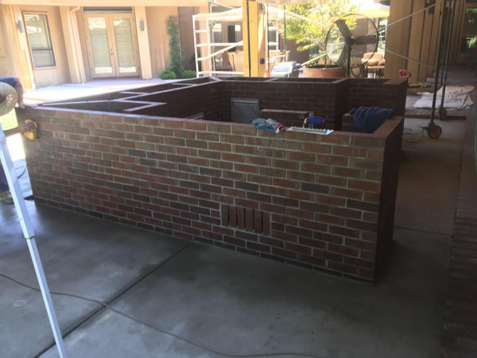 Masonry project by Warrens Masonry Central Valley CA