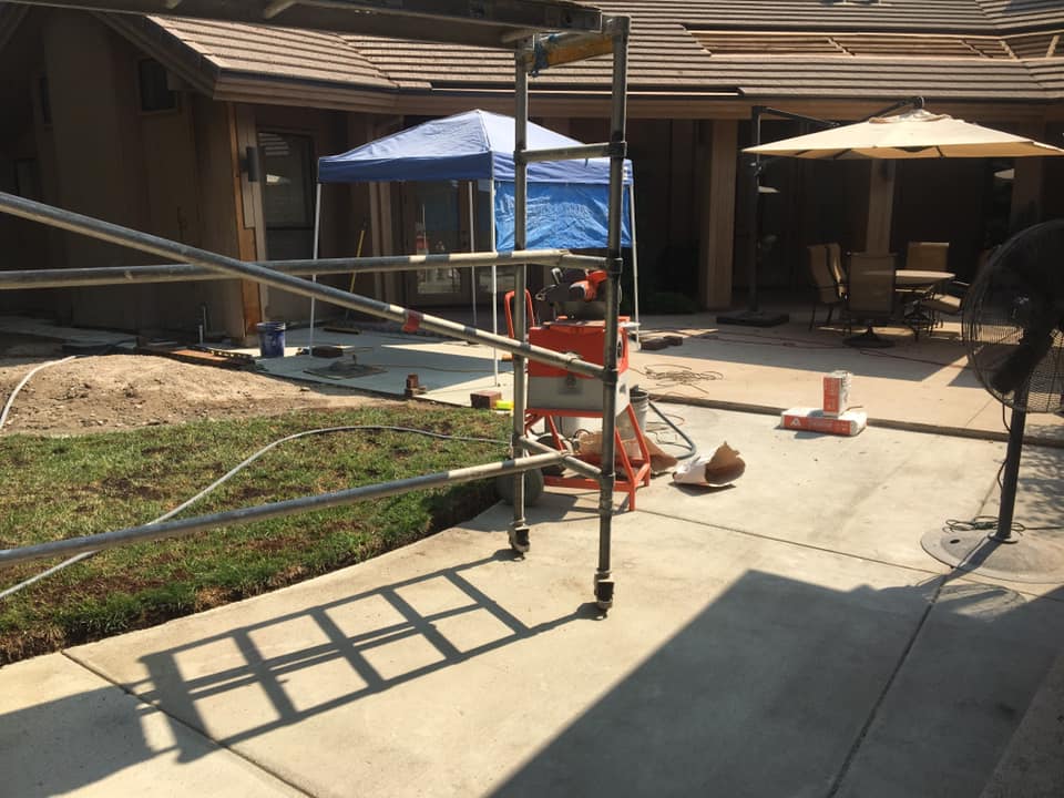 Masonry project by Warrens Masonry Central Valley CA