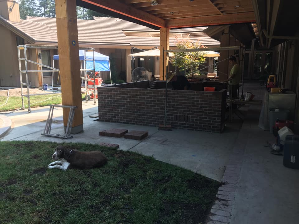 Masonry project by Warrens Masonry Central Valley CA