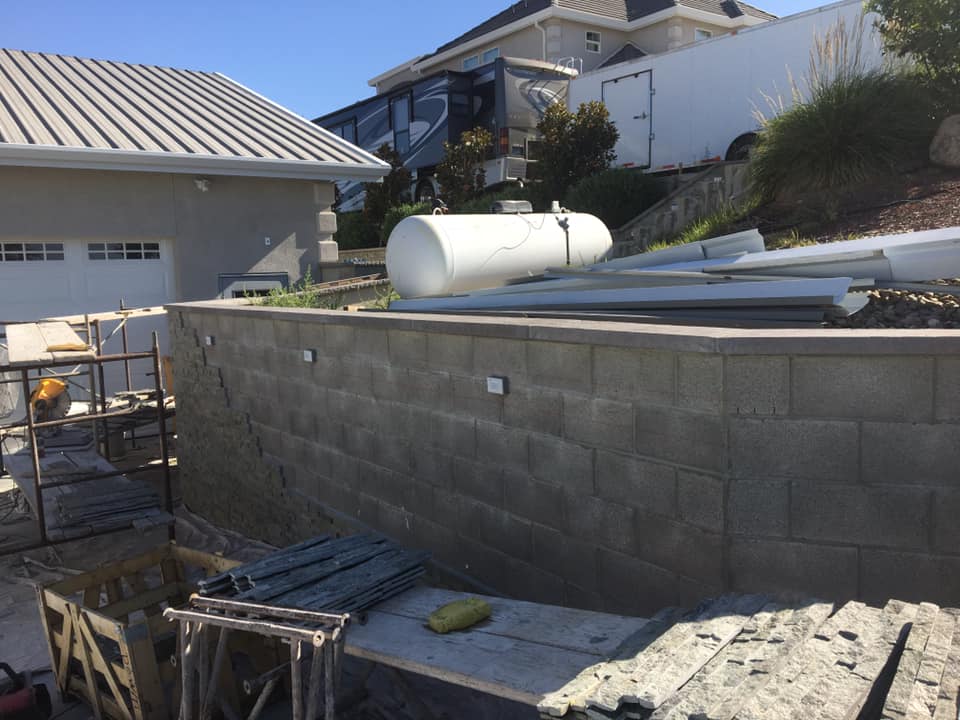 Masonry project by Warrens Masonry Central Valley CA