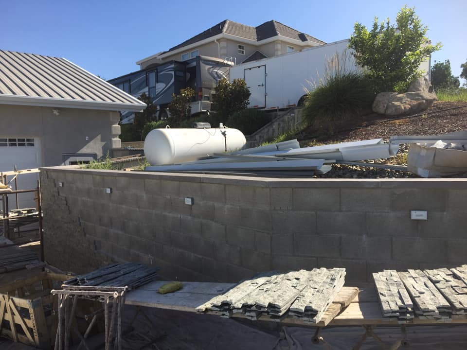 Masonry project by Warrens Masonry Central Valley CA