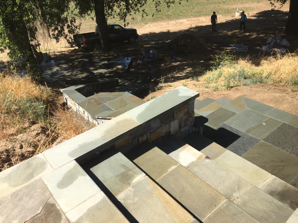 Masonry project by Warrens Masonry Central Valley CA