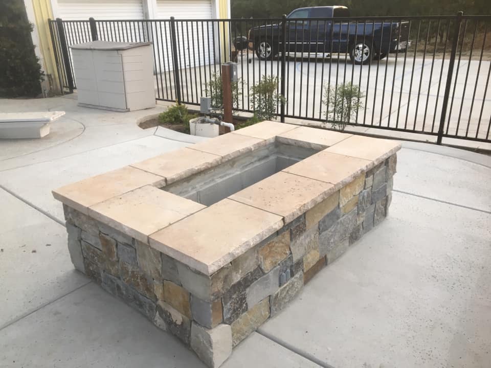 Masonry project by Warrens Masonry Central Valley CA