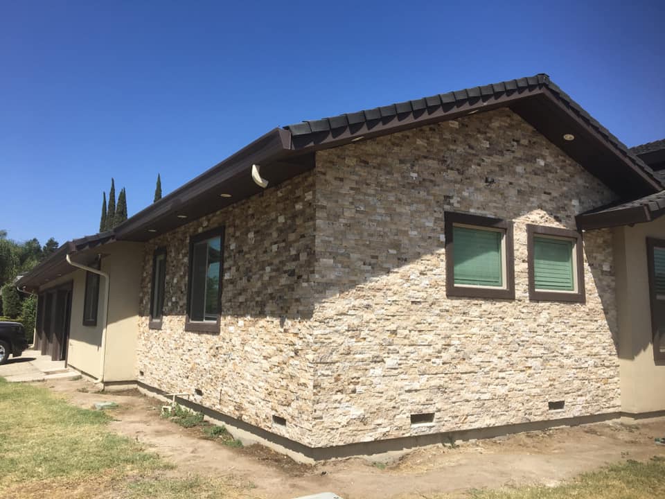 Masonry project by Warrens Masonry Central Valley CA