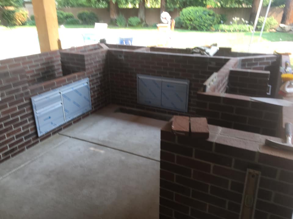 Masonry project by Warrens Masonry Central Valley CA