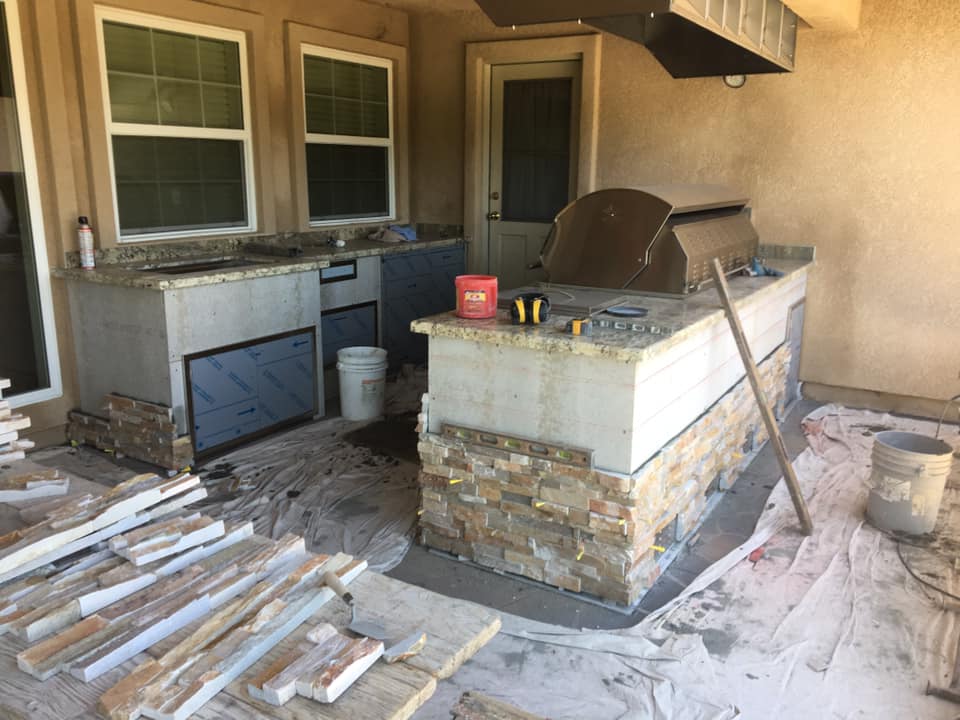 Masonry project by Warrens Masonry Central Valley CA