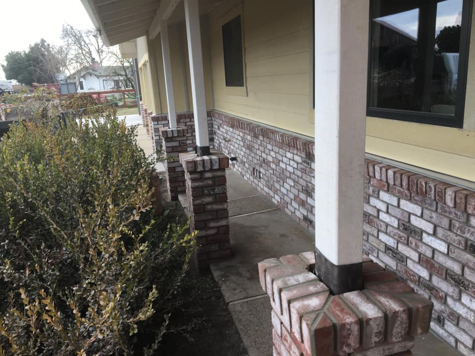 Masonry project by Warrens Masonry Central Valley CA