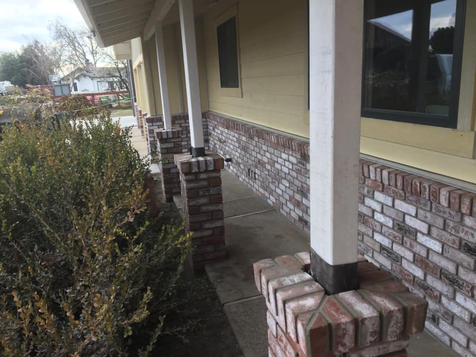 Masonry project by Warrens Masonry Central Valley CA