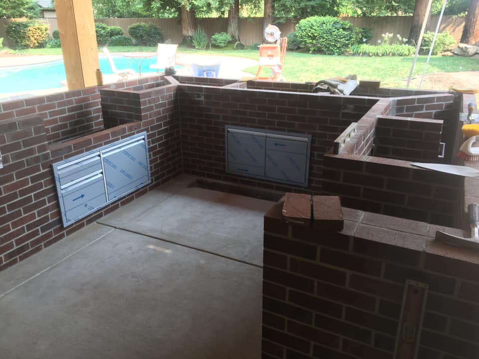 Masonry project by Warrens Masonry Central Valley CA