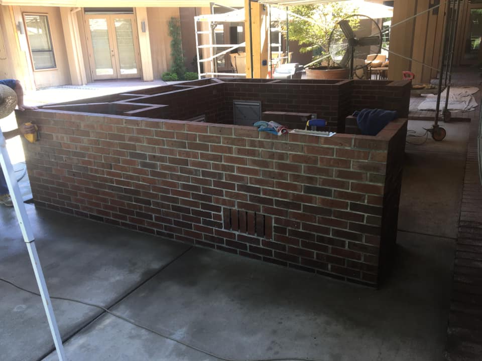 Masonry project by Warrens Masonry Central Valley CA
