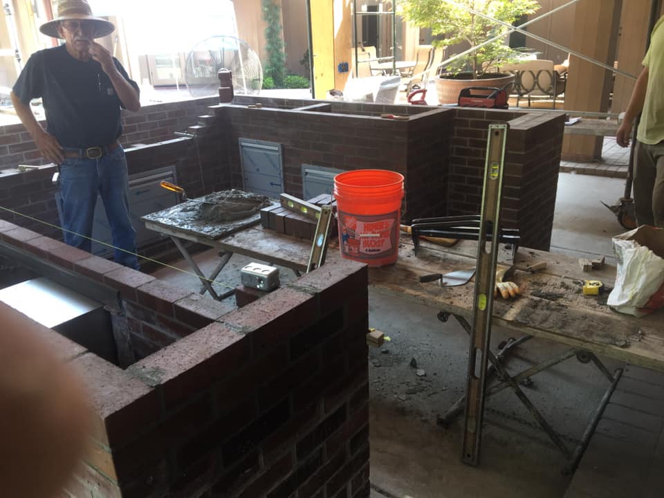 Masonry project by Warrens Masonry Central Valley CA