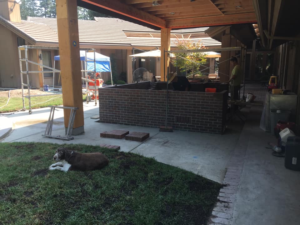 Masonry project by Warrens Masonry Central Valley CA