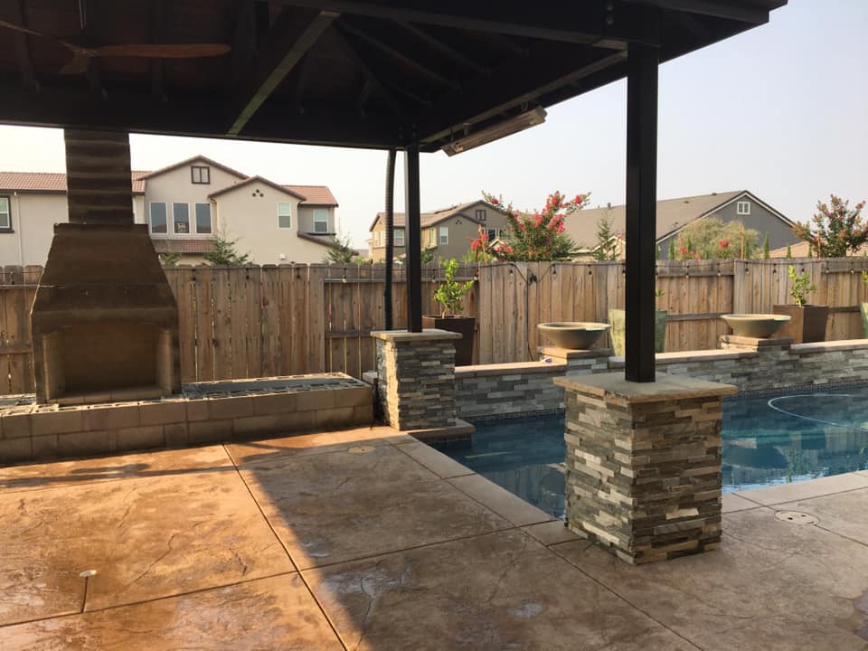 Masonry project by Warrens Masonry Central Valley CA