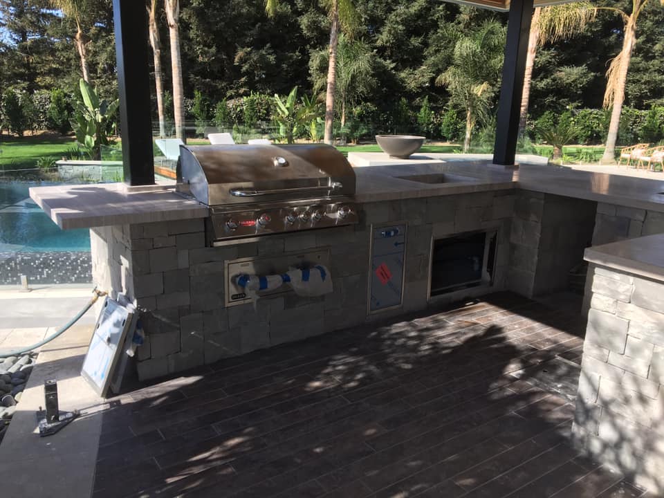 Masonry project by Warrens Masonry Central Valley CA