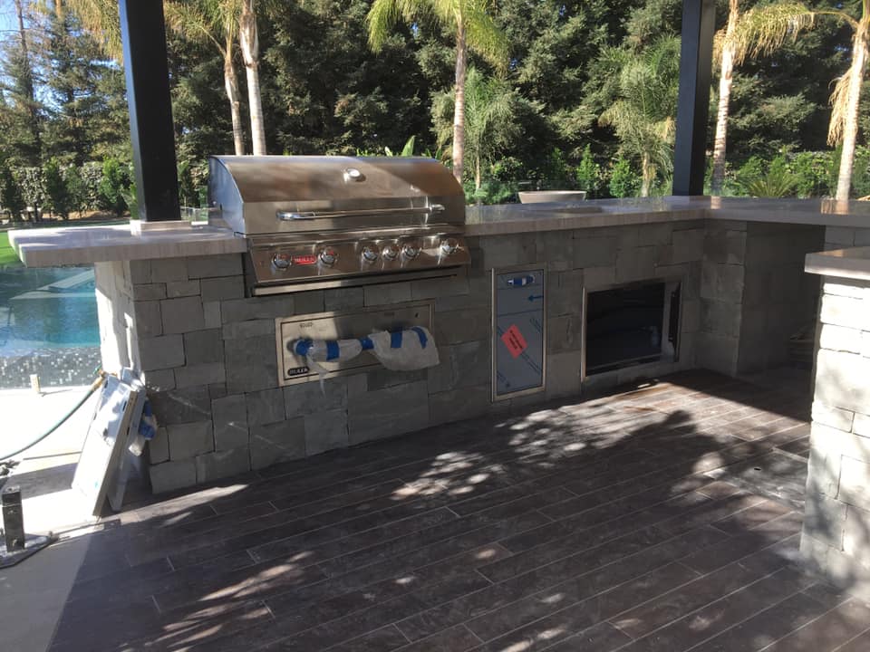 Masonry project by Warrens Masonry Central Valley CA