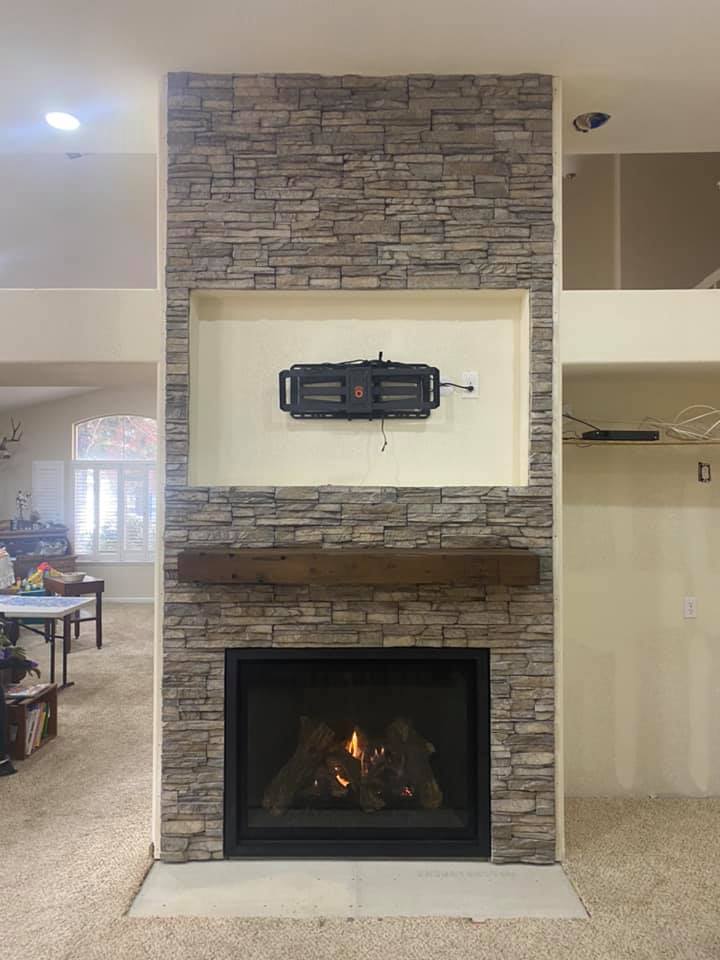 Masonry project by Warrens Masonry Central Valley CA