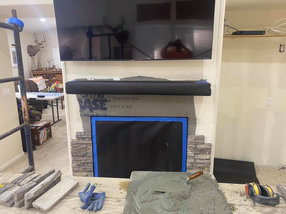 Masonry project by Warrens Masonry Central Valley CA