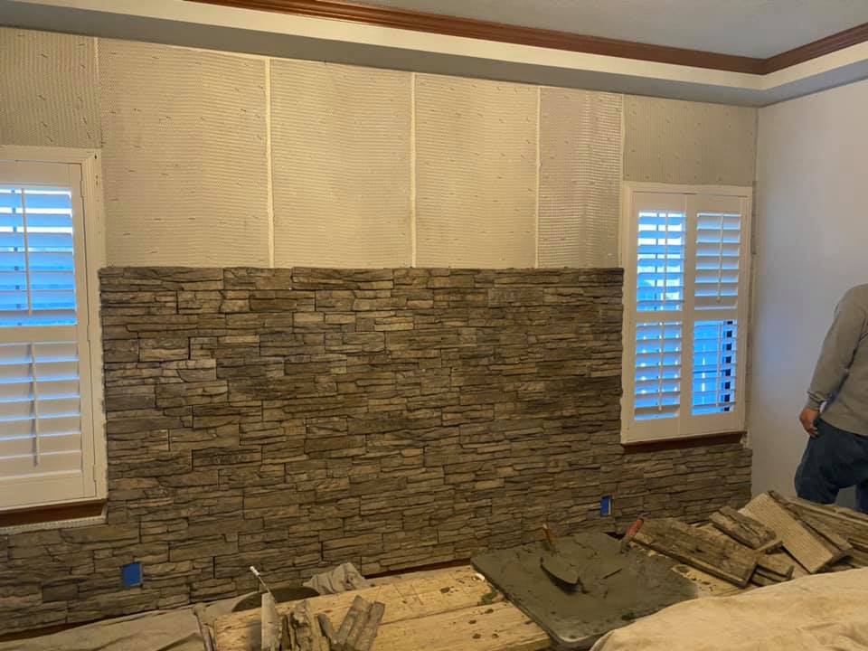 Masonry project by Warrens Masonry Central Valley CA