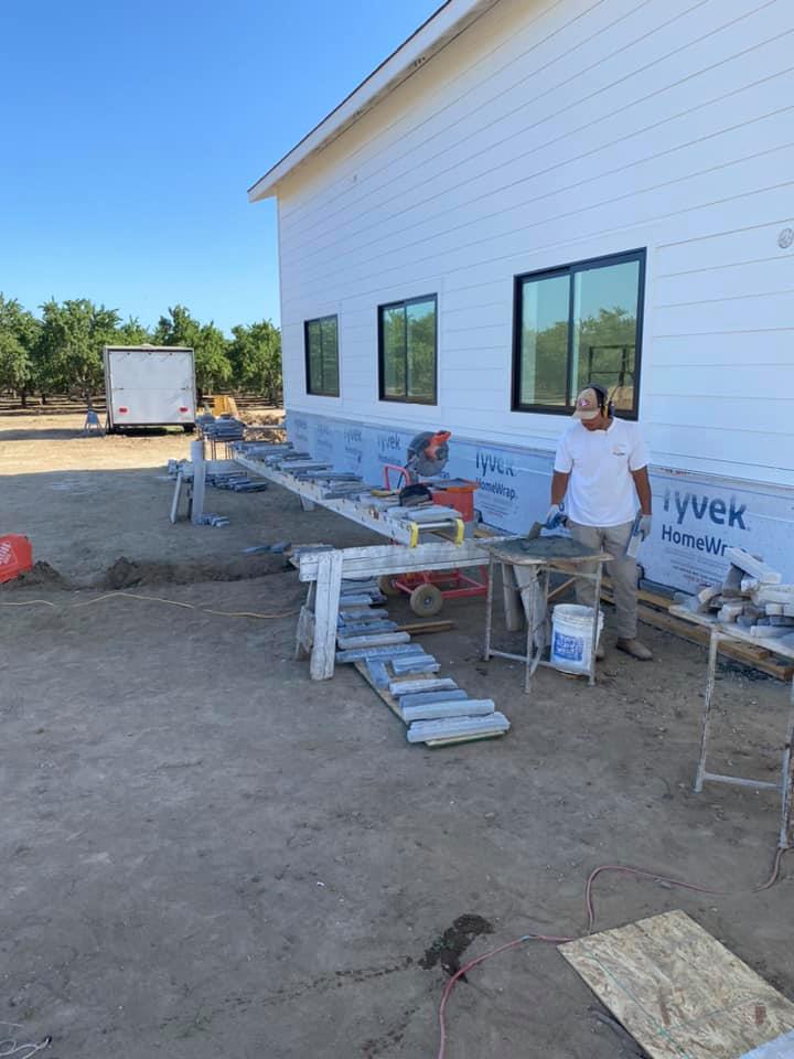 Masonry project by Warrens Masonry Central Valley CA