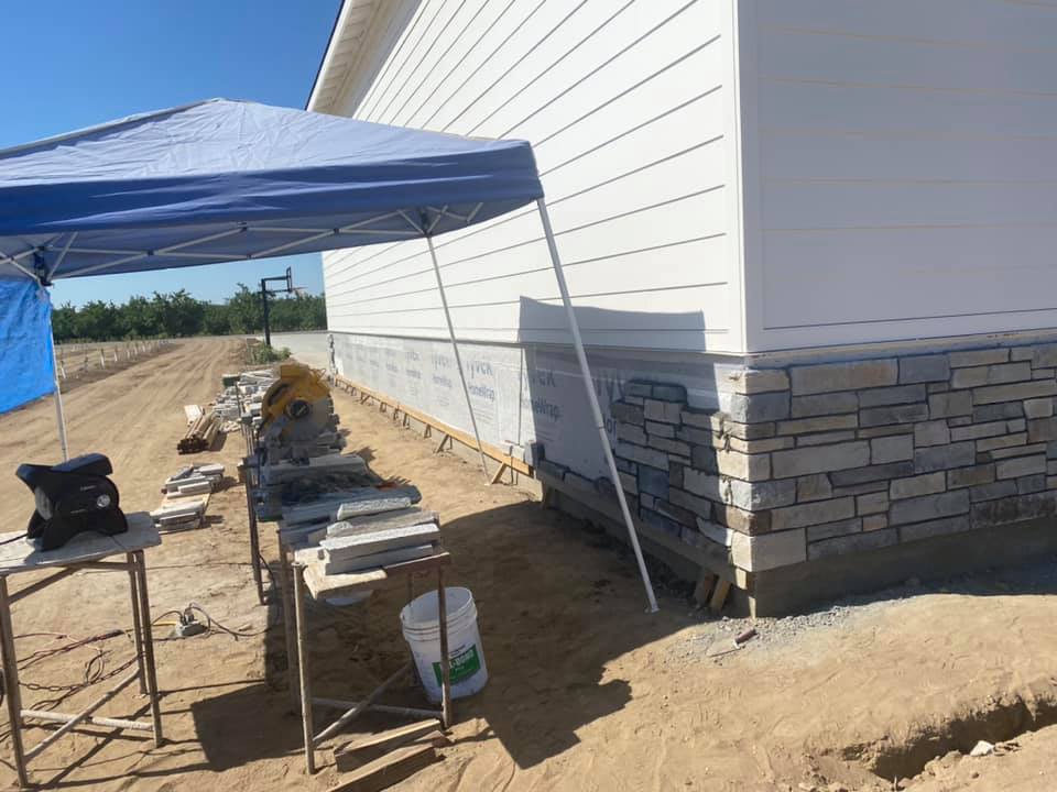 Masonry project by Warrens Masonry Central Valley CA