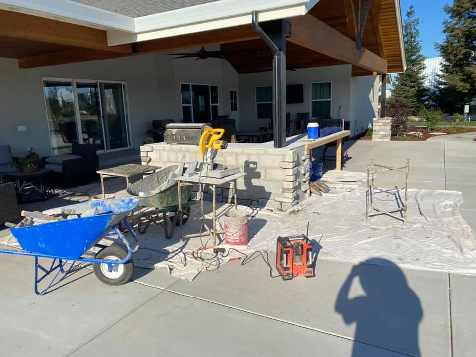 Masonry project by Warrens Masonry Central Valley CA
