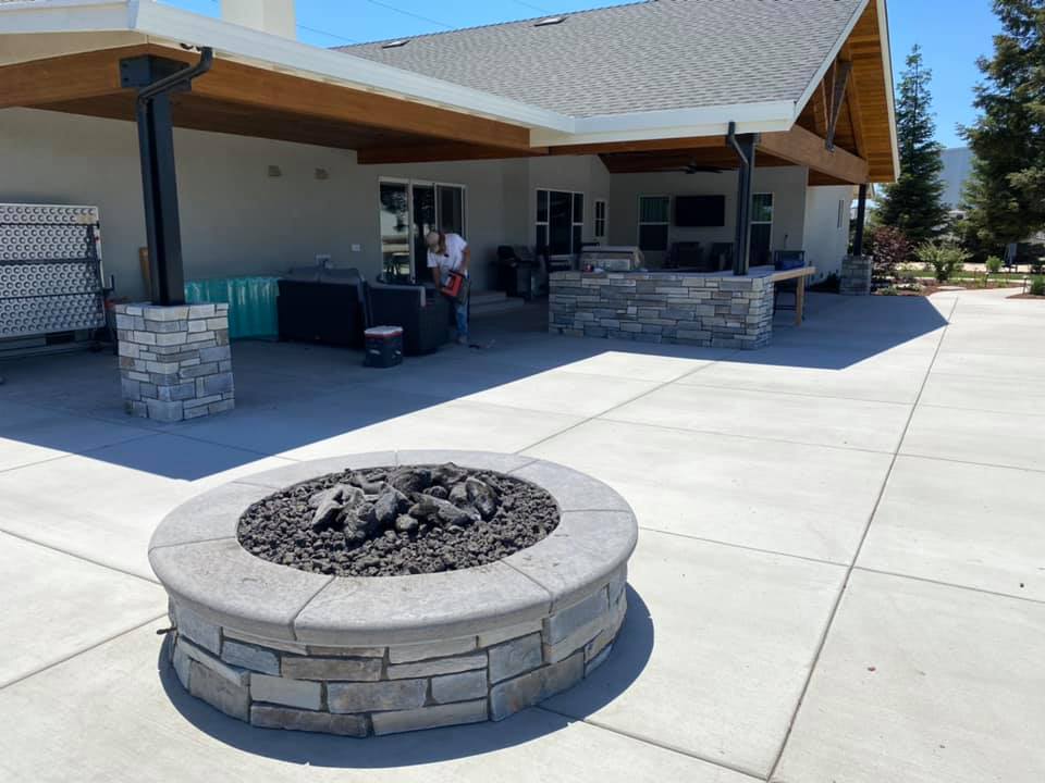 Masonry project by Warrens Masonry Central Valley CA