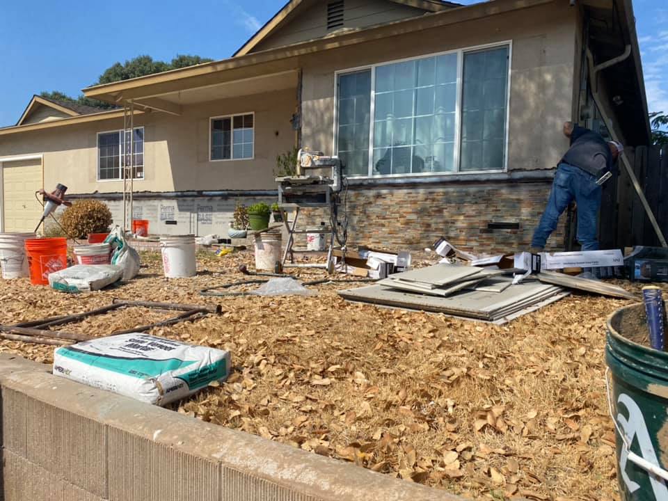 Masonry project by Warrens Masonry Central Valley CA