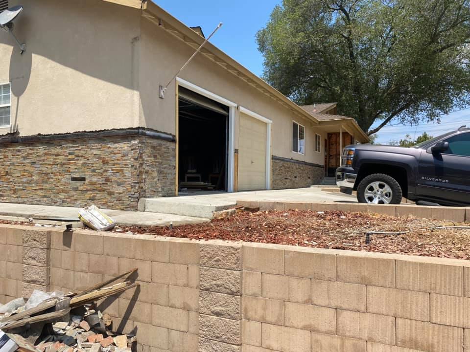 Masonry project by Warrens Masonry Central Valley CA