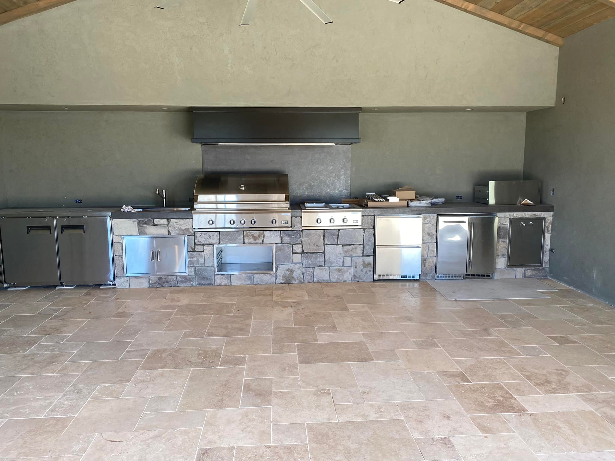 Masonry project by Warrens Masonry Central Valley CA