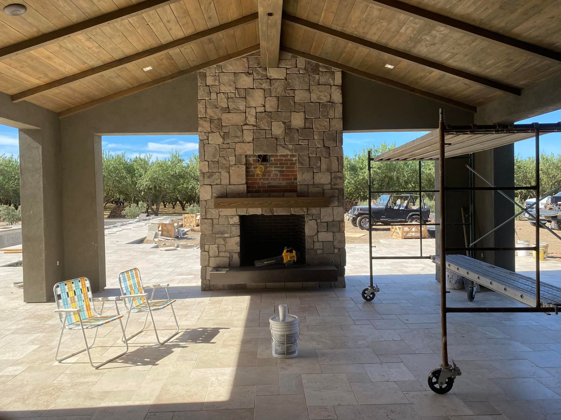 Masonry project by Warrens Masonry Central Valley CA