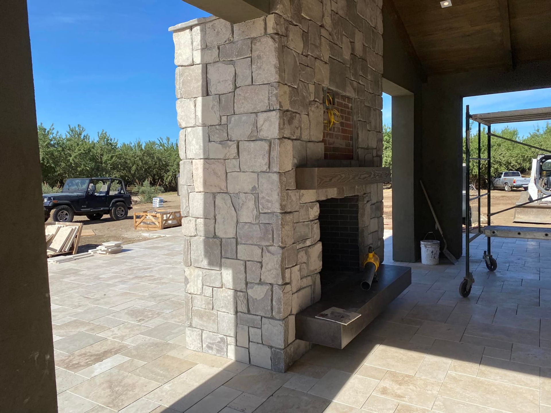 Masonry project by Warrens Masonry Central Valley CA