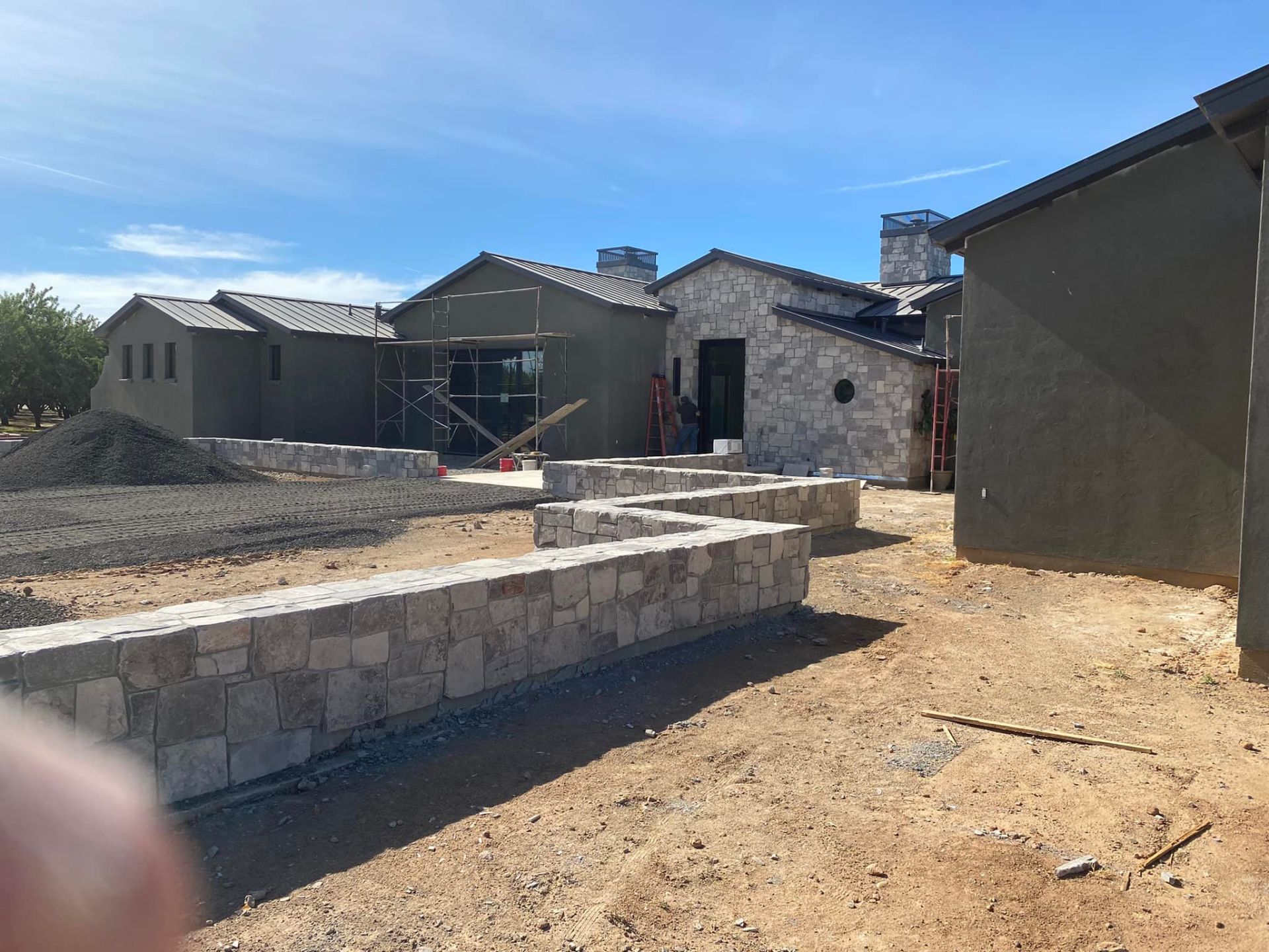 Masonry project by Warrens Masonry Central Valley CA