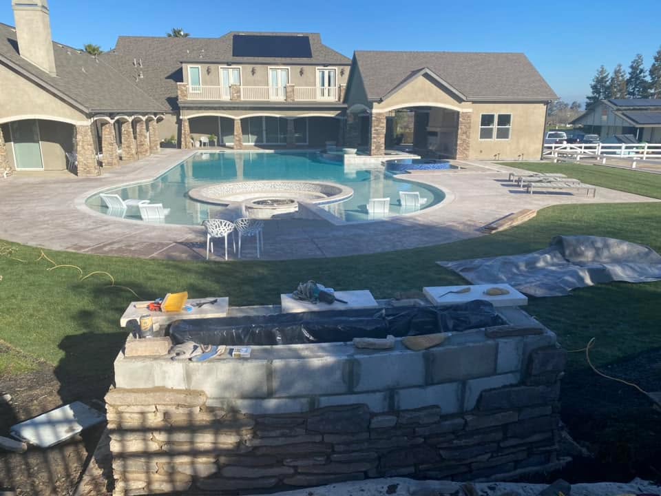 Masonry project by Warrens Masonry Central Valley CA