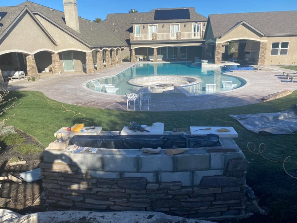 Masonry project by Warrens Masonry Central Valley CA