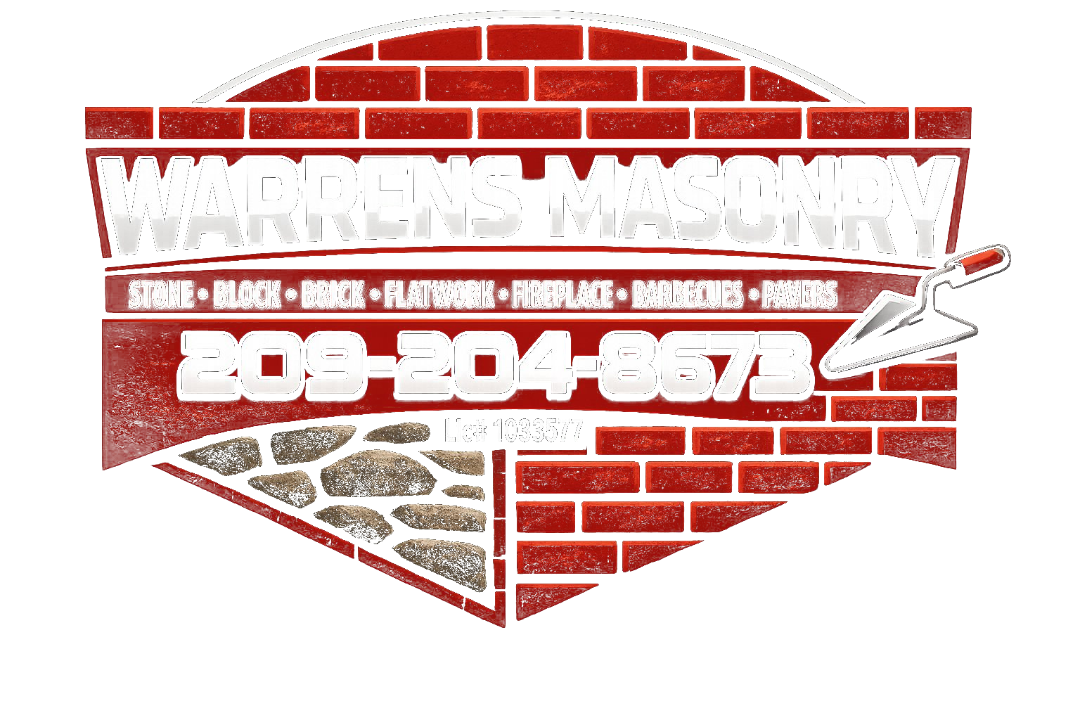 Warrens Masonry - Stone, Block, Brick, Flatwork, Fireplace, Barbecues, Pavers - (209) 204-8673
