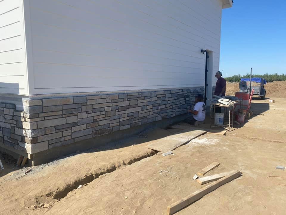 Masonry project by Warrens Masonry serving Stockton CA